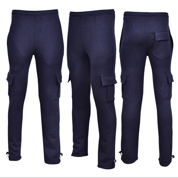 Fleece cargo pants - Picture 1 of 3